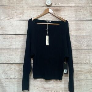 NWT LoveStitch Sz Medium Black Long Sleeve Sweater